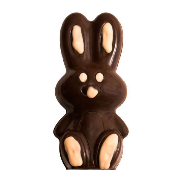 Великденски заек от черен 54% шоколад 50 г