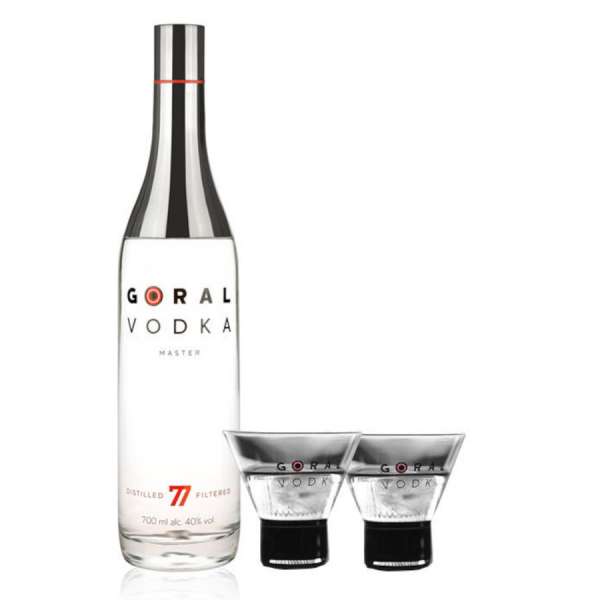 Водка Goral Master 0.700мл +2 чаши