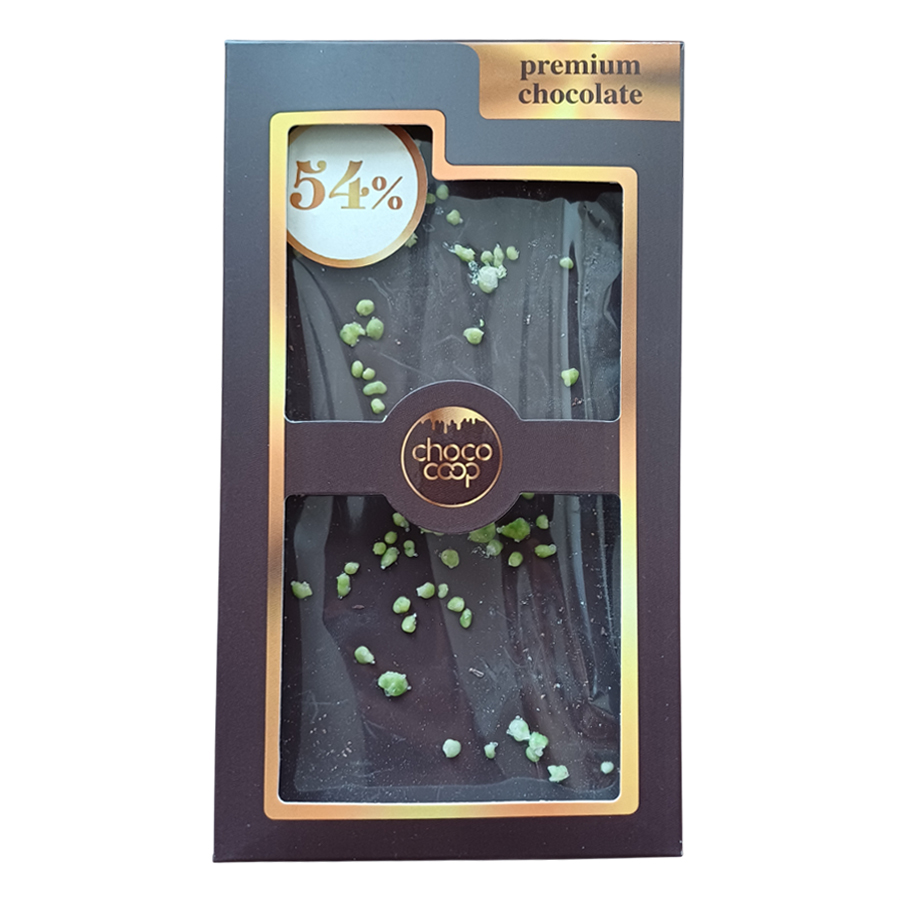 Черен шоколад 54% с лайм 100 г