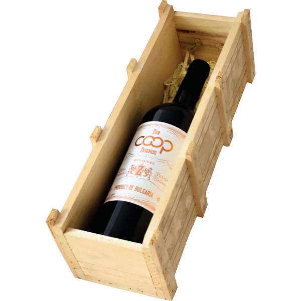 Подаръчна кутия с вино COOP 0.750 мл
