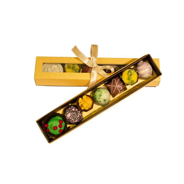 Кутия шоколадови бонбони ръчно изработени от Шоко КООП