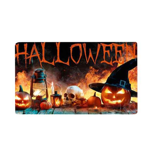 Правоъгълна Визитка "Halloween" – 8/5 см. с цветен принт