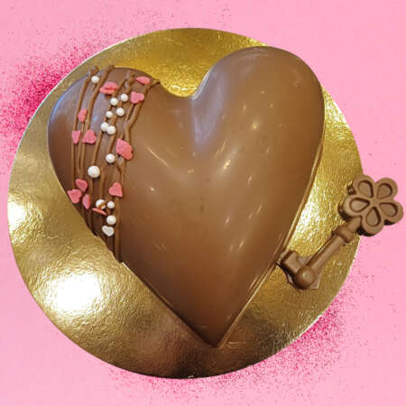 Млечно сърце с ключе 175 г