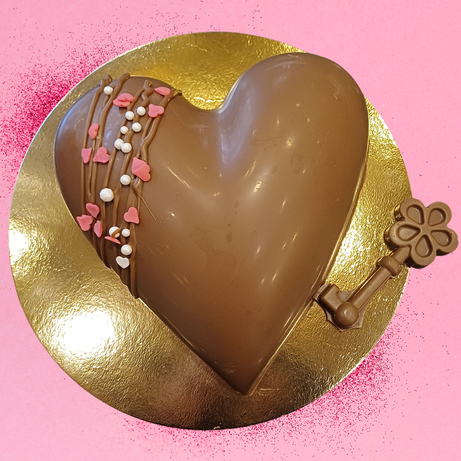 Млечно сърце с ключе 175 г