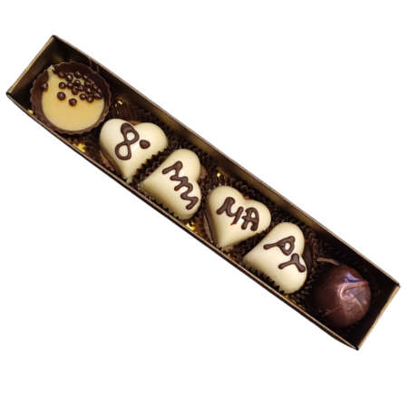 Ръчно изработени бонбони "8 март" 6 бр