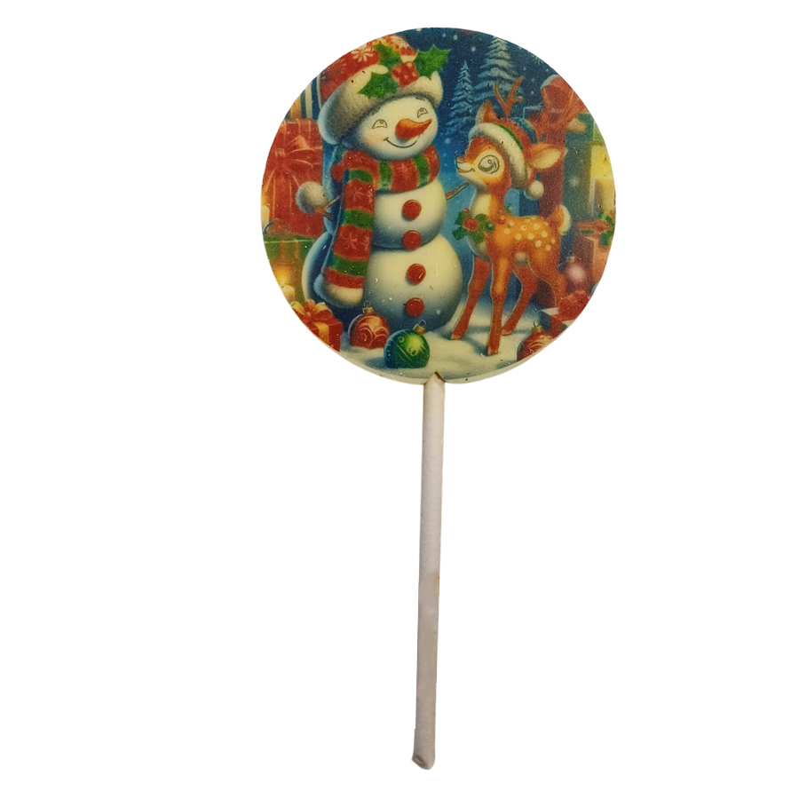 Близалка с картинка „Елен и снежен човек“ 25 Г