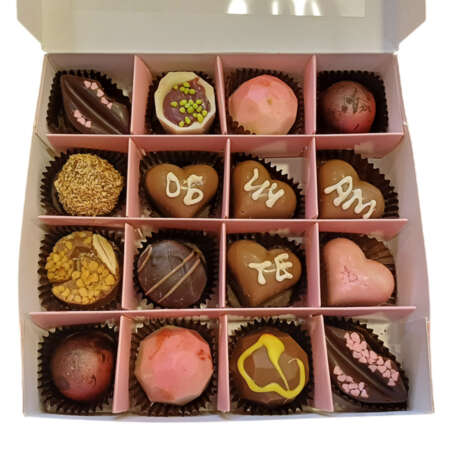 Ръчно изработени бонбони "Обичам те", 16 бр.