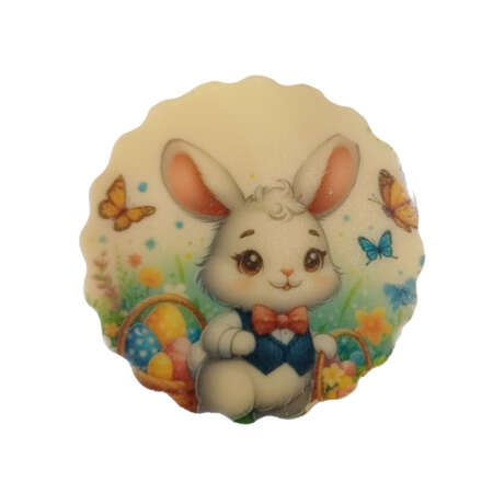 Кръгла великденска визитка 22 г