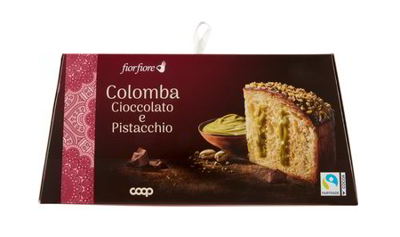 Козунак Коломба с шоколад и шамфъстък 800 г